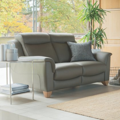 Parker Knoll Manhattan 25 Large 2 Seater Sofa in Leather