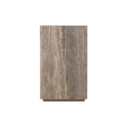 Tahoe Travertine Side Table
