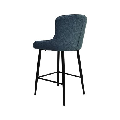 Ashford Bar Stool Blue Boucle Ashford Bar Stool Blue Boucle