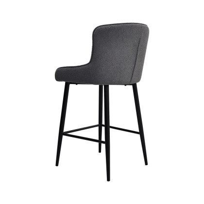 Ashford Bar Stool Grey Boucle Ashford Bar Stool Grey Boucle