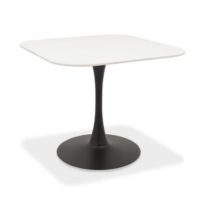 Whitmore Dining Table - White Stone Whitmore Dining Table - White Stone