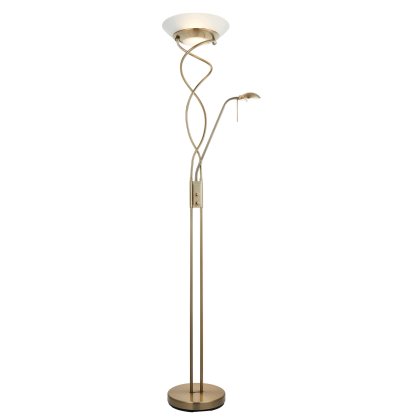 Monaco Floor Lamp - Antique Brass Monaco Floor Lamp - Antique Brass