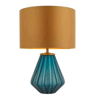 Turquoise Glass Table Lamp Turquoise Glass Table Lamp