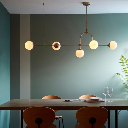 Matt Antique Brass Linear Pendant Matt Antique Brass Linear Pendant