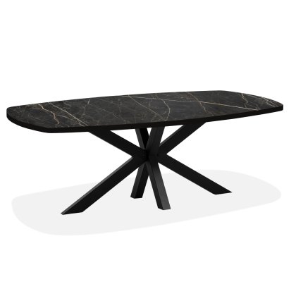 Harris Danish Oval Fixed Dining Table