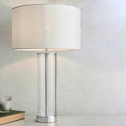 Lessina Table Lamp - Nickel