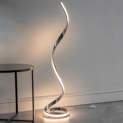 Aria Floor Lamp - Chrome