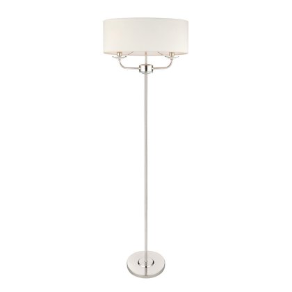 Nixon 2 Light Floor Lamp - Chrome Nixon 2 Light Floor Lamp - Chrome
