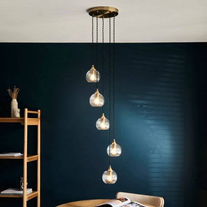 Allegra 5 Light Cascade Pendant