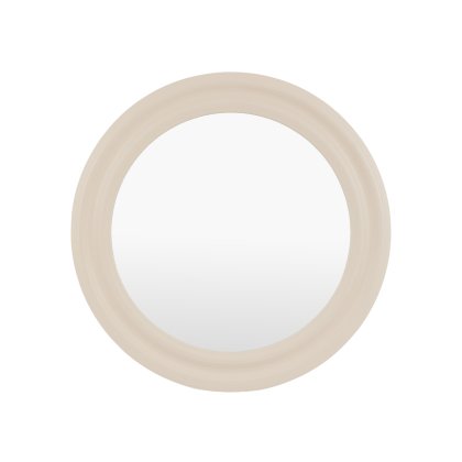 Suffolk Small Round Mirror - Mushroom