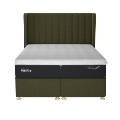 Tempur Suffolk Continental Drawer Divan Base Green Soho