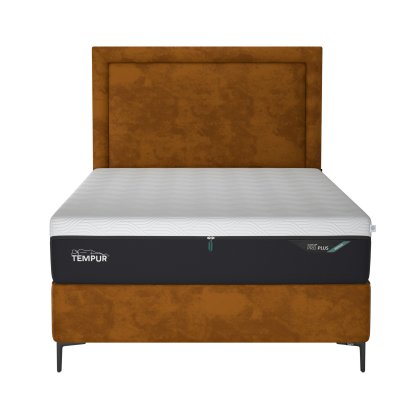 Tempur Suffolk Slim Divan Base Turmeric Velvet