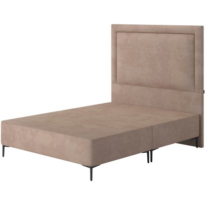 Tempur Suffolk Slim Divan Base Stone Velvet
