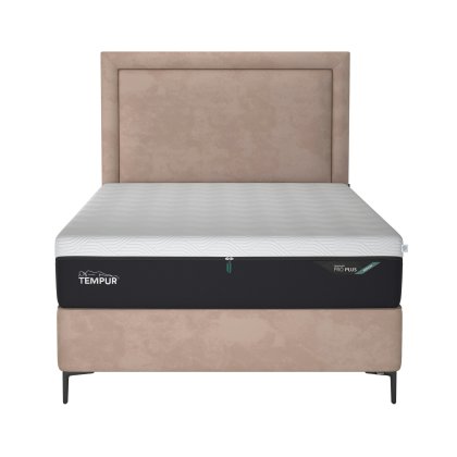 Tempur Suffolk Slim Divan Base Stone Velvet