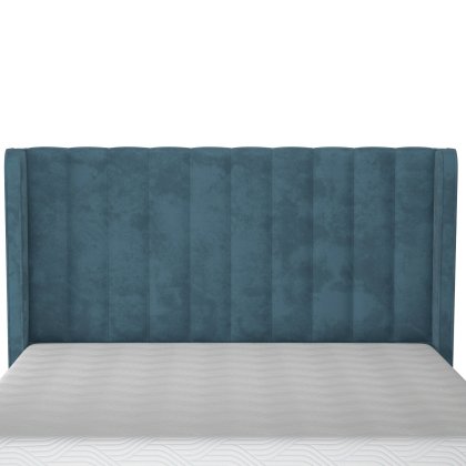 Tempur Wickham Headboard Teal Velvet
