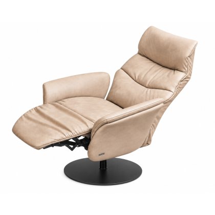 Himolla Azure Medium Manual Armchair with Anthracite Metal Plate
