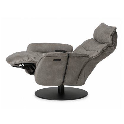 Himolla Azure Medium Electric 3 Motor Armchair with Anthracite Metal Star Base