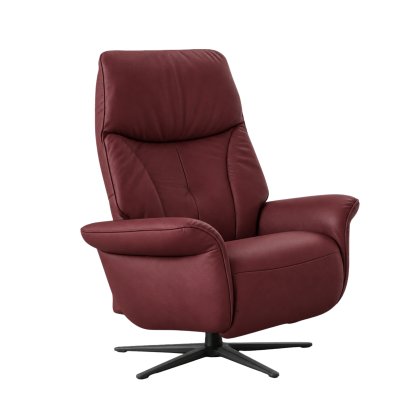 Himolla Lupo Small Lift & Rise Armchair with Anthracite Metal Base
