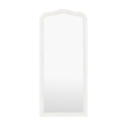 Shoreline Arch Leaner Mirror - White