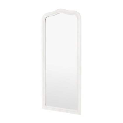 Shoreline Arch Leaner Mirror - White