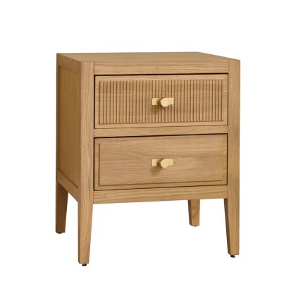 Louisiana 2 Drawer Bedside Table Louisiana 2 Drawer Bedside Table