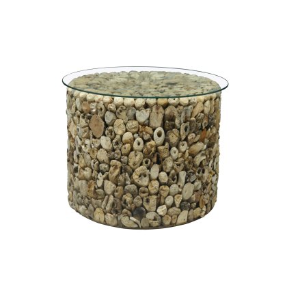 Drum Lamp Table