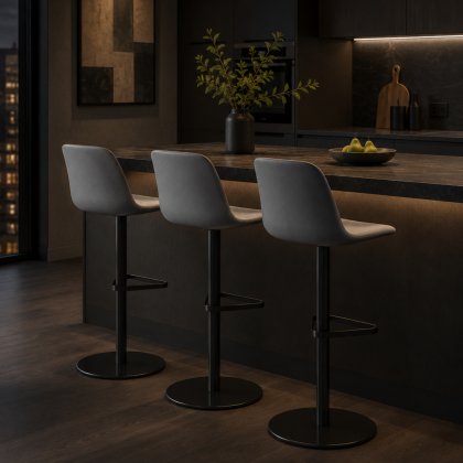 Zaragoza Stool - Grey Zaragoza Stool - Grey