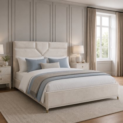 Diana 5ft Bedstead - Stone Diana 5ft Bedstead - Stone
