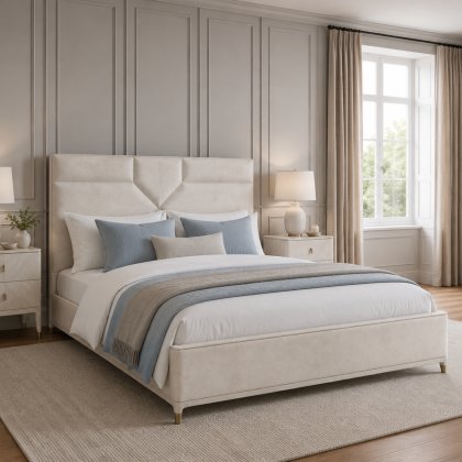 Diana 6ft Bedstead - Stone Diana 6ft Bedstead - Stone