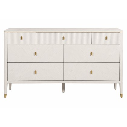 Diana 7 Drawer Dresser - Stone Diana 7 Drawer Dresser - Stone