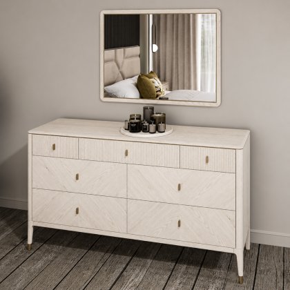 Diana 7 Drawer Dresser - Stone Diana 7 Drawer Dresser - Stone