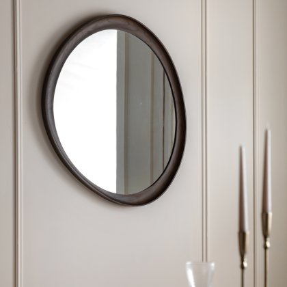 Copenhagen Pebble Mirror - Walnut Copenhagen Pebble Mirror - Walnut