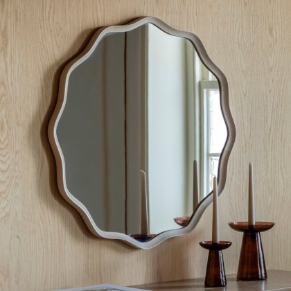 Monterey Wave Large Round Mirror Monterey Wave Large Round Mirror