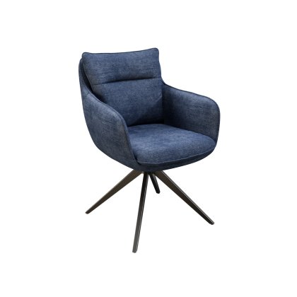 Belfast Dining Chair - Dark Blue