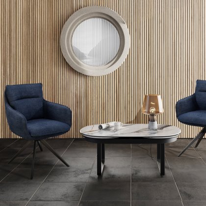 Belfast Dining Chair - Dark Blue