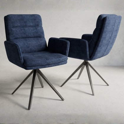 Helsinki Dining Chair - Dark Blue