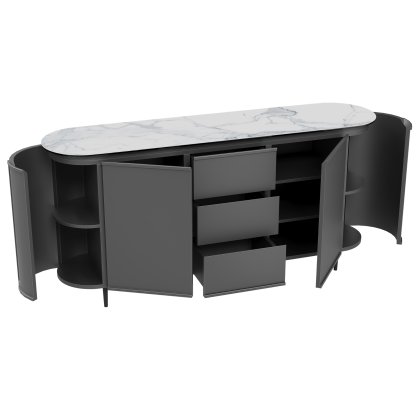 Ohio Sideboard - Matt Marble Ohio Sideboard - Matt Marble