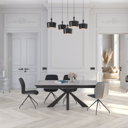 Ottawa Dining Table - Silver