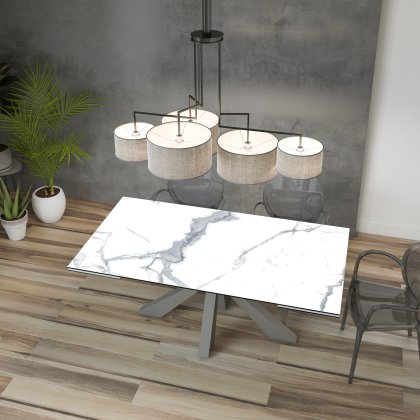 Ottawa Dining Table - Matt Marble