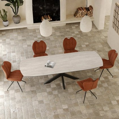 Phoenix Dining Table - Traventine Phoenix Dining Table - Traventine