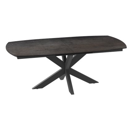 Phoenix Dining Table - Dark Steel Phoenix Dining Table - Dark Steel