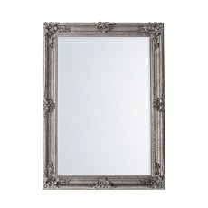 Abbey Small Rectangle Mirror - Silver 1