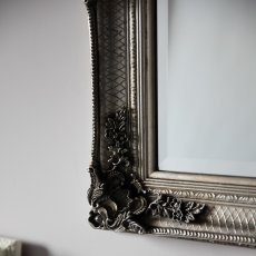 Abbey Small Rectangle Mirror - Silver 3