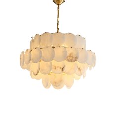 Caroline Large Alabaster Chandelier 1