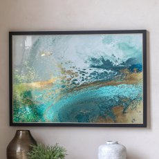 Lagoon Framed Canvas 2