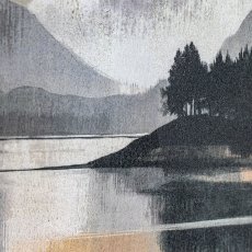 Mountain Reflections Framed Canvas 3