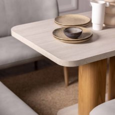 Aaron 135cm Dining Table 4