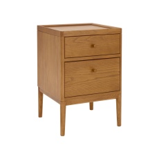 Salina 2 Drawer Bedside Cabinet 1