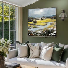 Summer Splendour Framed Canvas 2