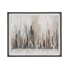 Urban Silence Framed Canvas 1